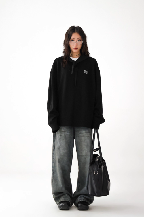 Relax Loose Hooded Sweatshirt