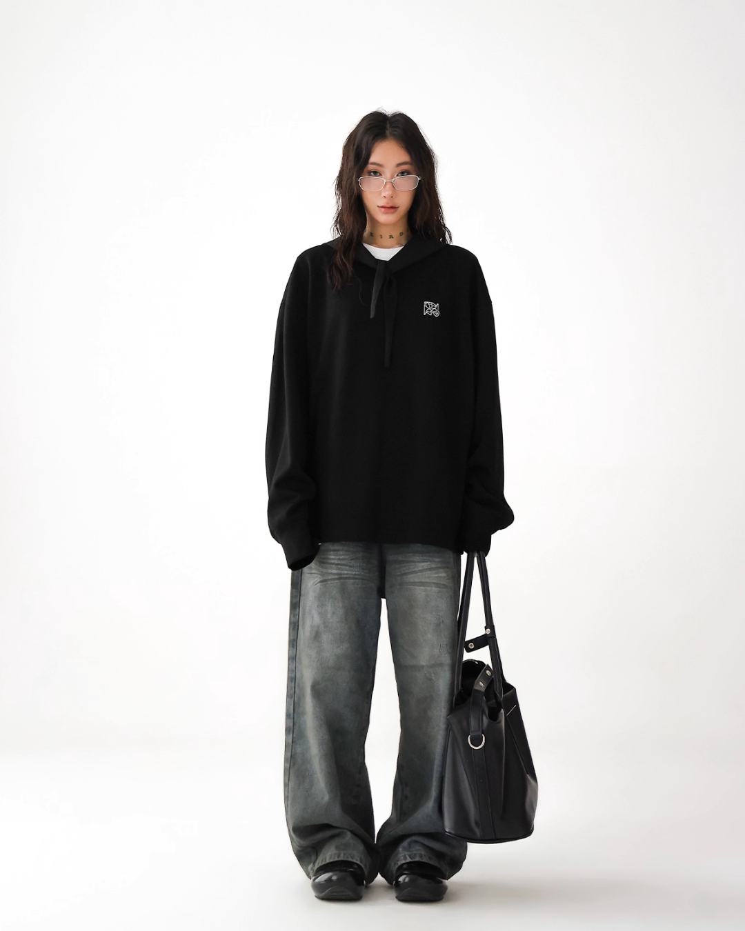 Relax Loose Hooded Sweatshirt Relax Loose Hooded Sweatshirt