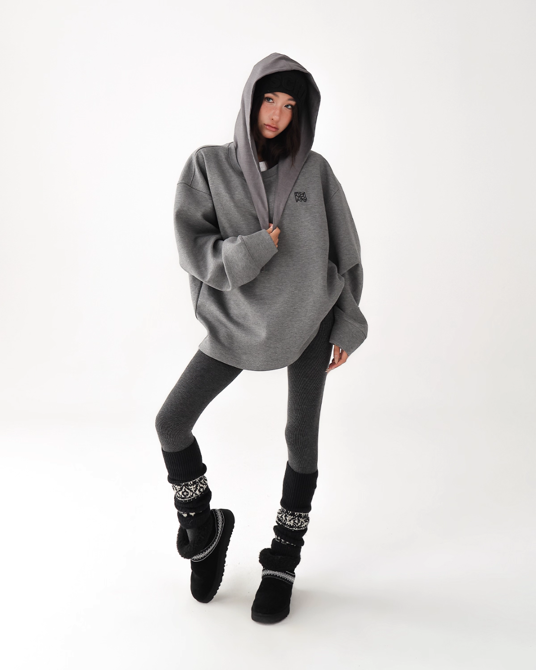 Relax Loose Hooded Sweatshirt Relax Loose Hooded Sweatshirt