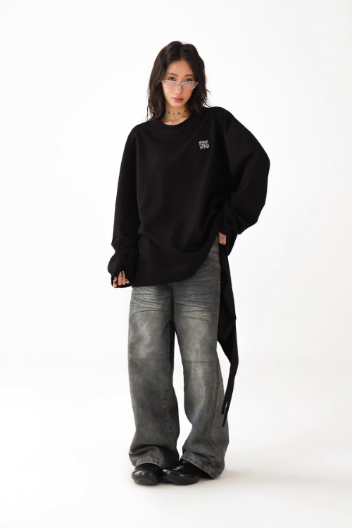 Relax Loose Hooded Sweatshirt