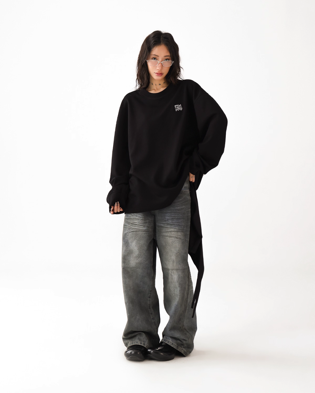 Relax Loose Hooded Sweatshirt Relax Loose Hooded Sweatshirt