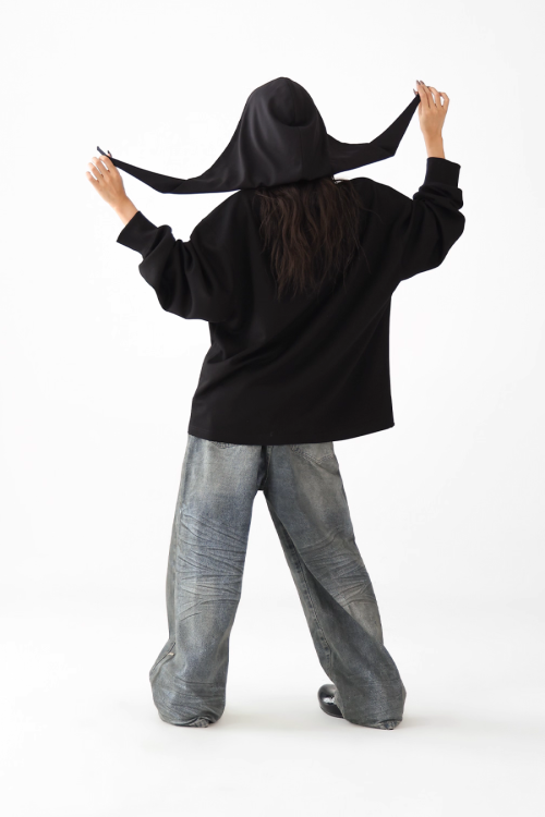 Relax Loose Hooded Sweatshirt