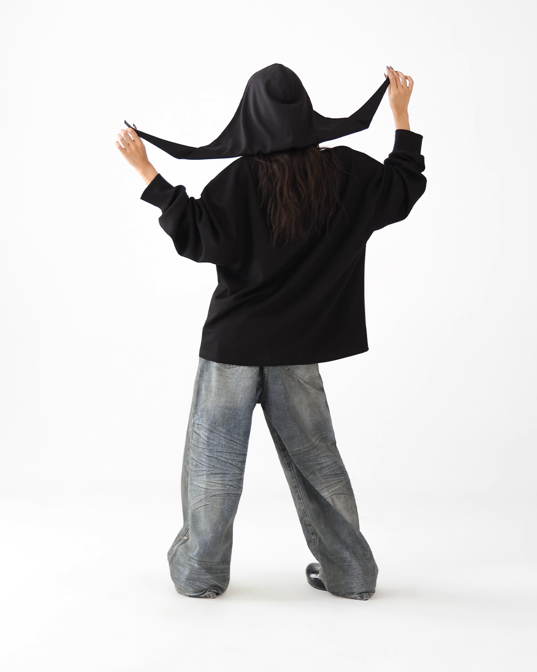 Relax Loose Hooded Sweatshirt Relax Loose Hooded Sweatshirt