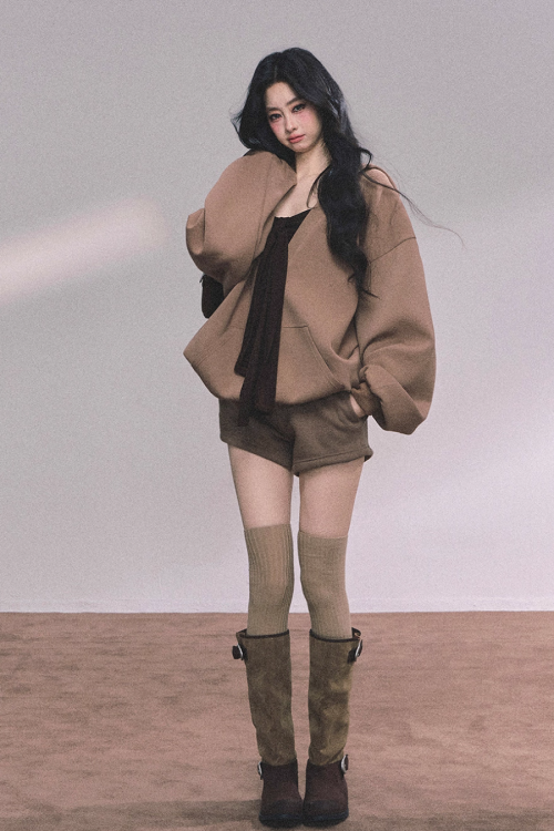 Relax Sweatshirt Hoodie / Shorts