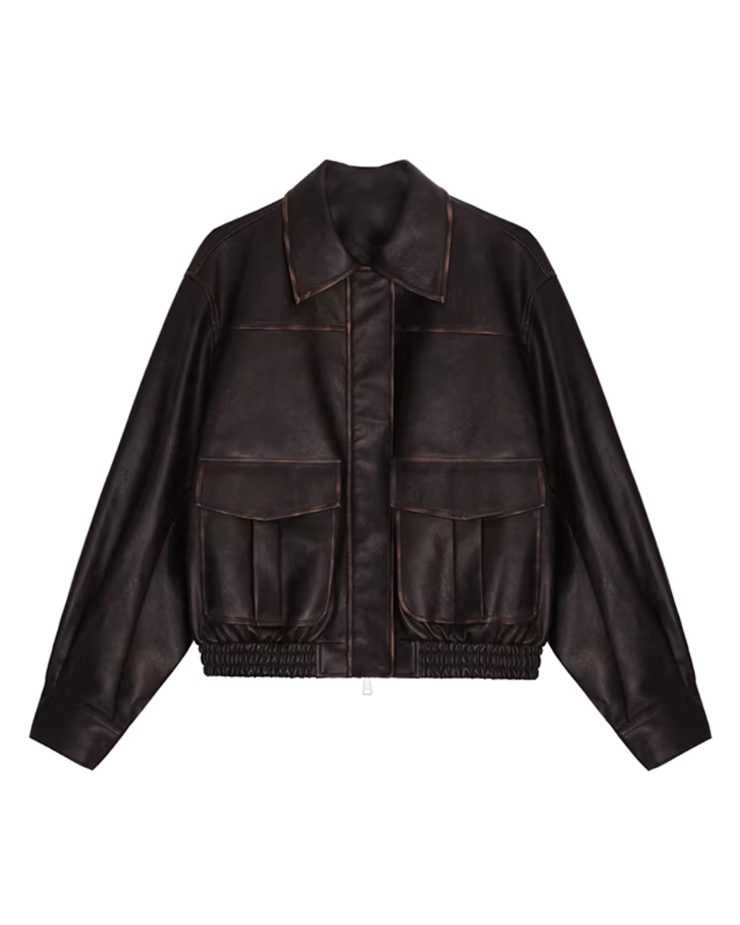 Retro Brown Leather Jacket Retro Brown Leather Jacket
