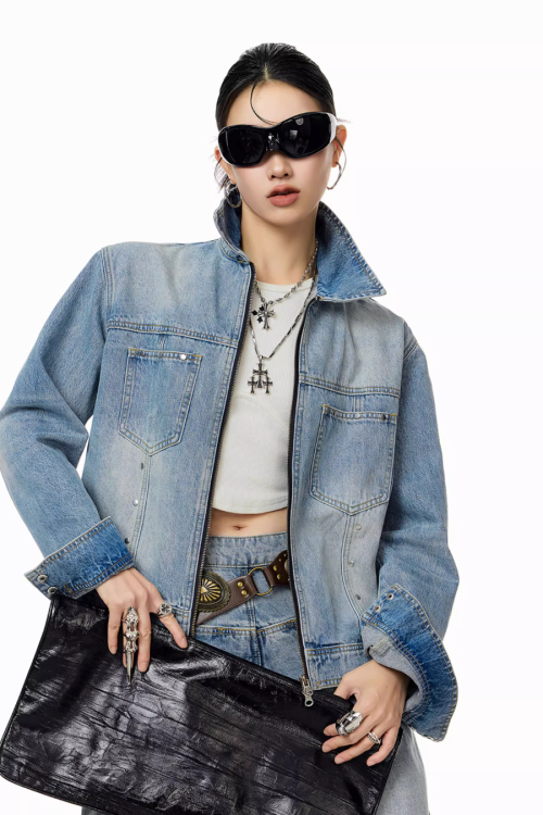 Retro Casual Denim Jacket