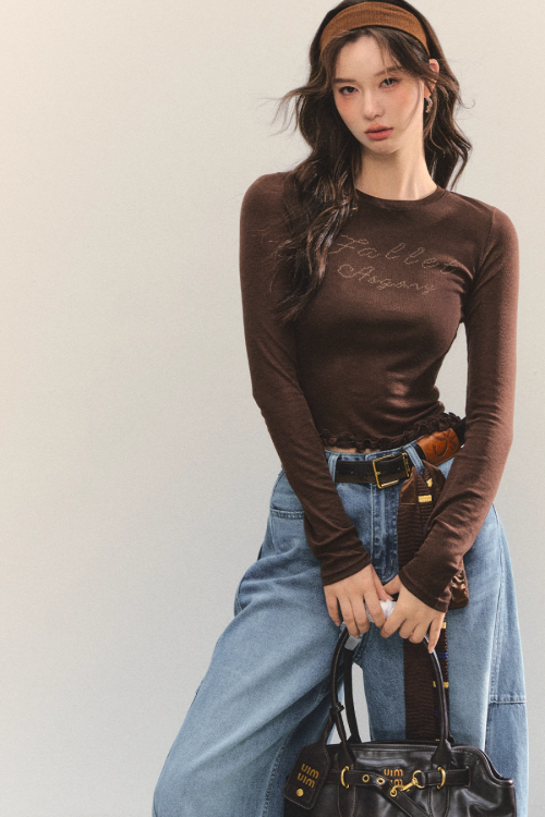 Retro Casual Khaki Jacket / Long-Sleeve Top