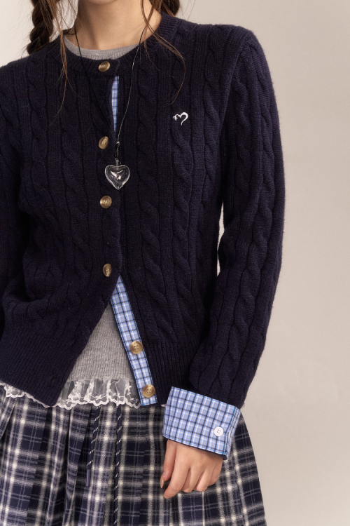 Retro College Short Knit