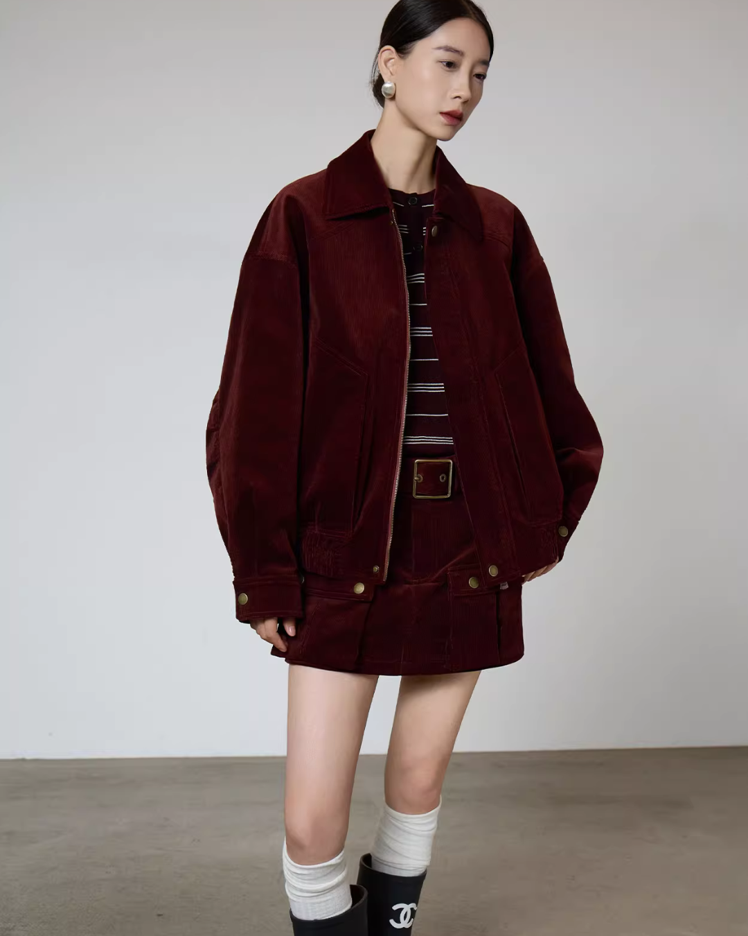 Retro Corduroy Jacket / Mini Skirt Retro Corduroy Jacket / Mini Skirt