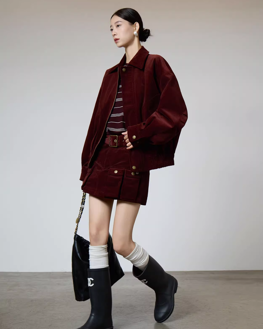 Retro Corduroy Jacket / Mini Skirt Retro Corduroy Jacket / Mini Skirt