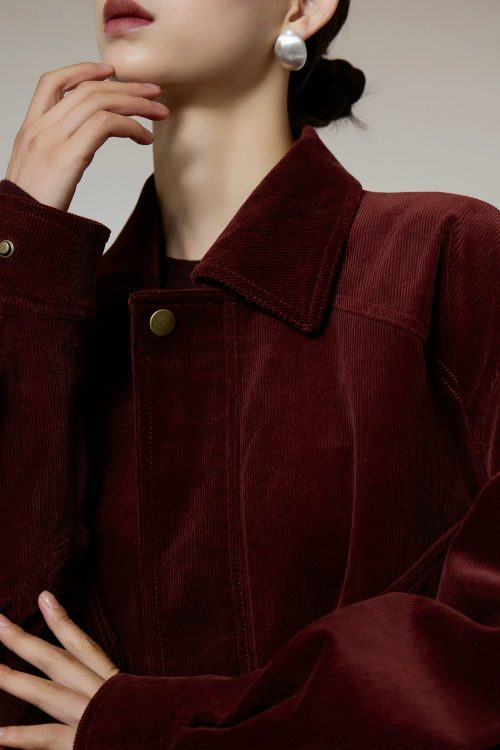 Retro Corduroy Jacket / Mini Skirt