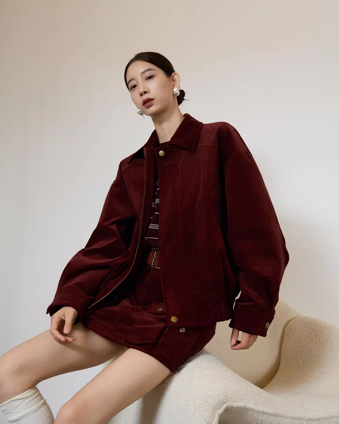 Retro Corduroy Jacket / Mini Skirt Retro Corduroy Jacket / Mini Skirt