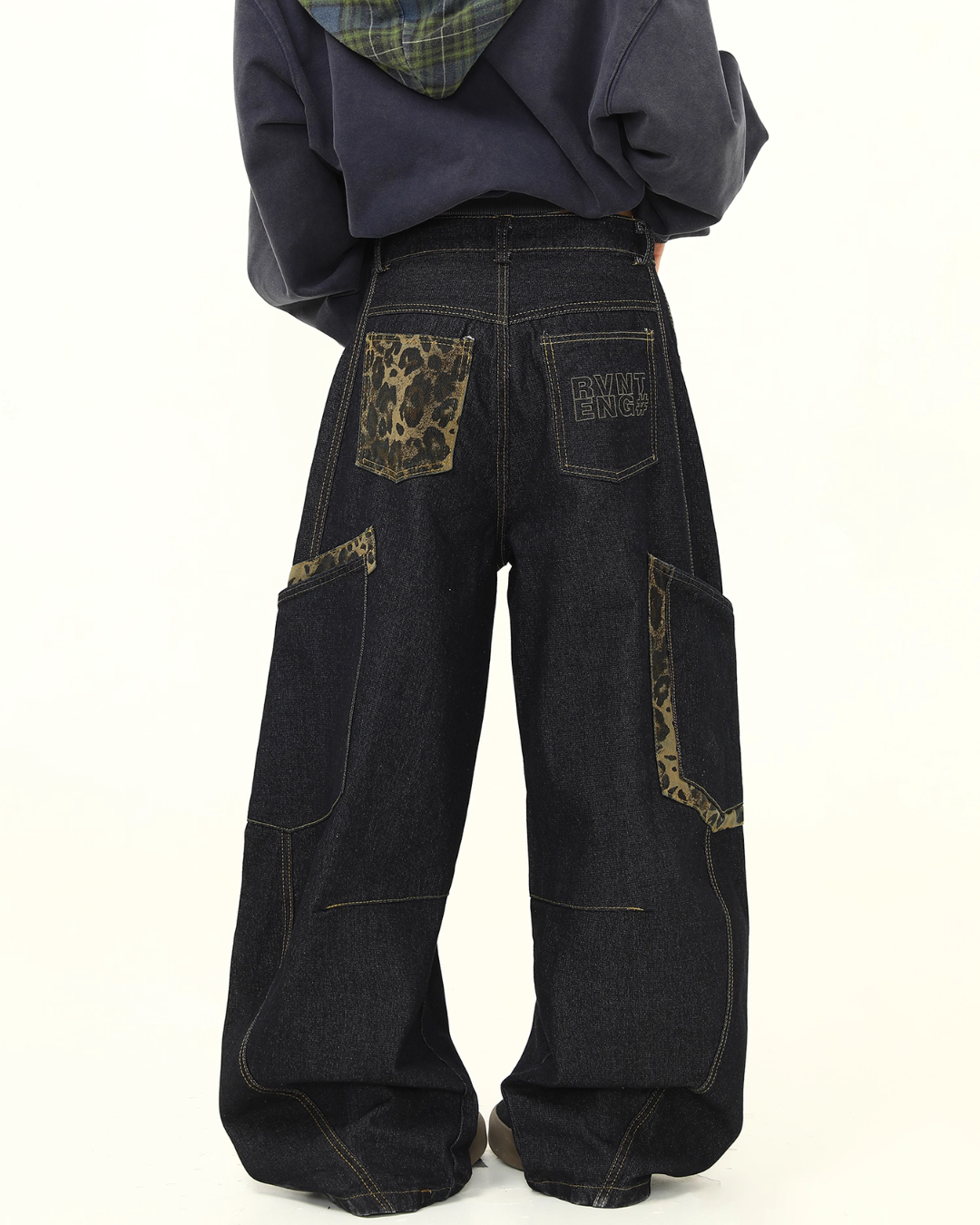 Retro Curve Wide Denim Pants Retro Curve Wide Denim Pants