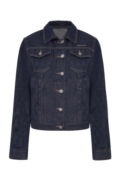 Retro Denim Jacket / Denim Wide Pants / Tiered Skirt