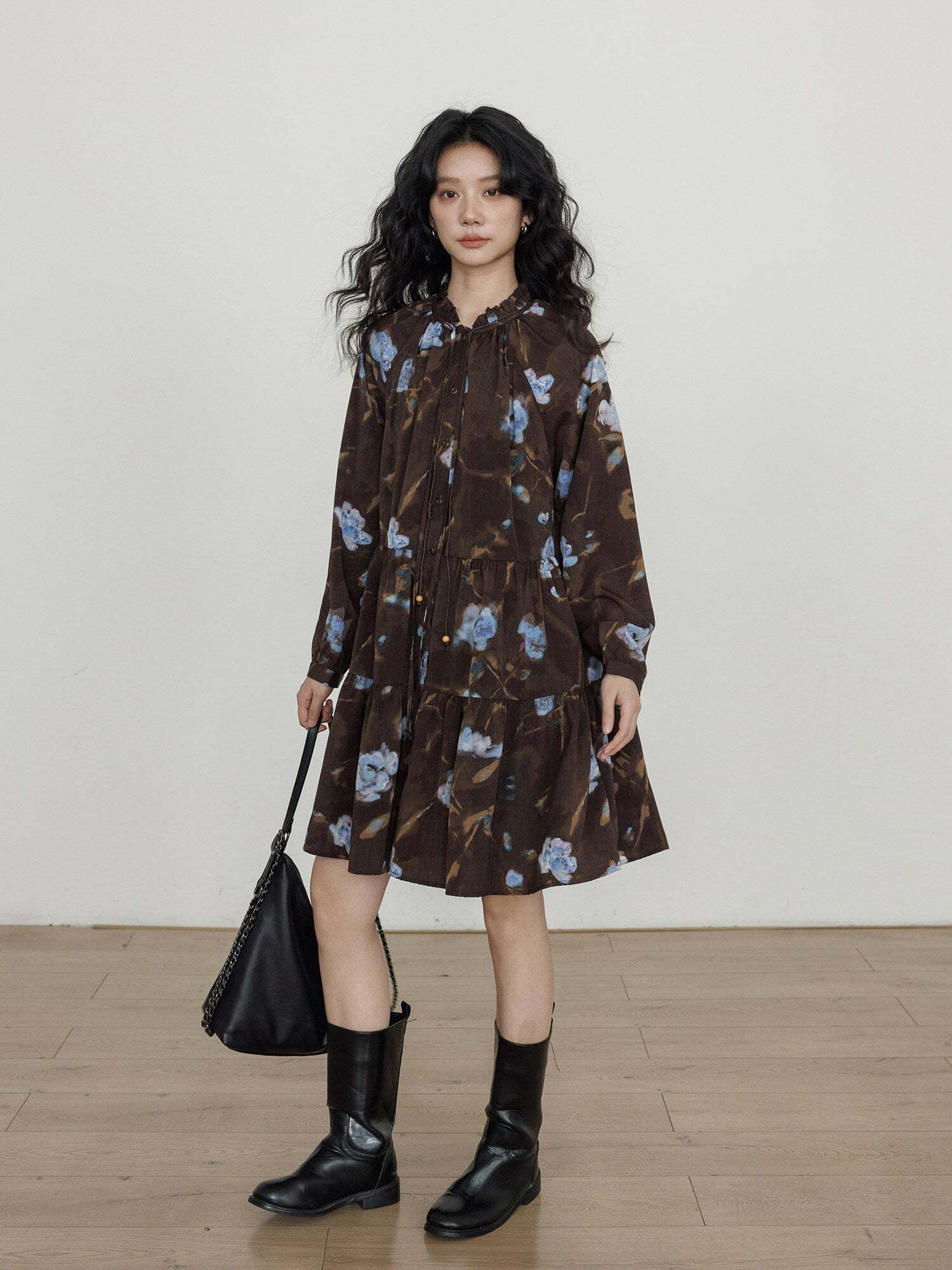 Retro Flower Print Dress Retro Flower Print Dress