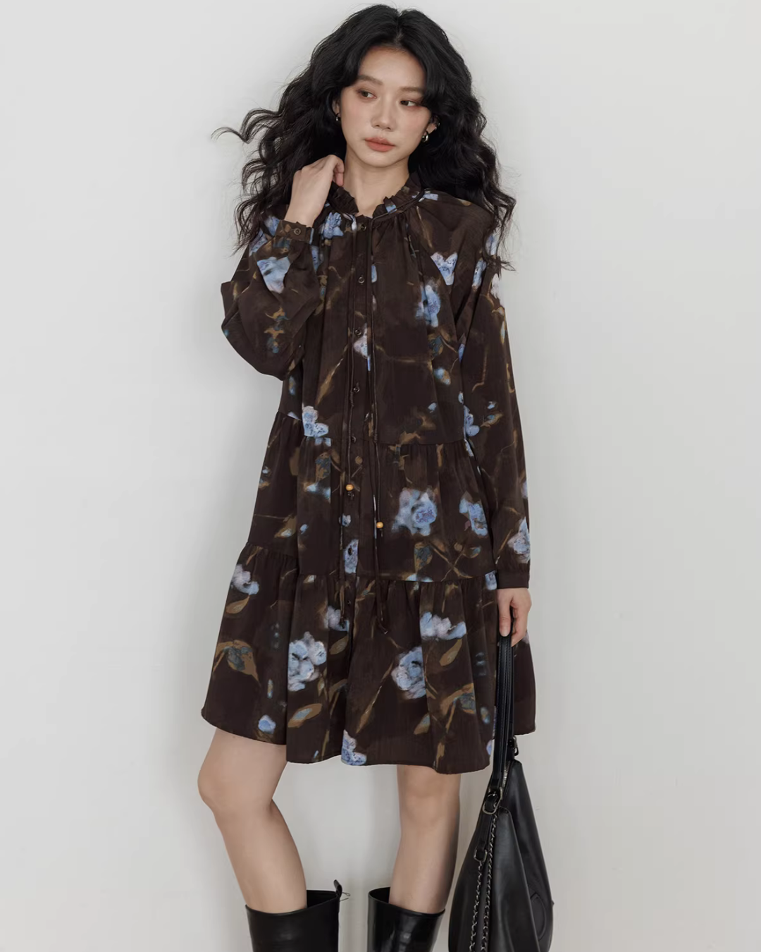 Retro Flower Print Dress Retro Flower Print Dress