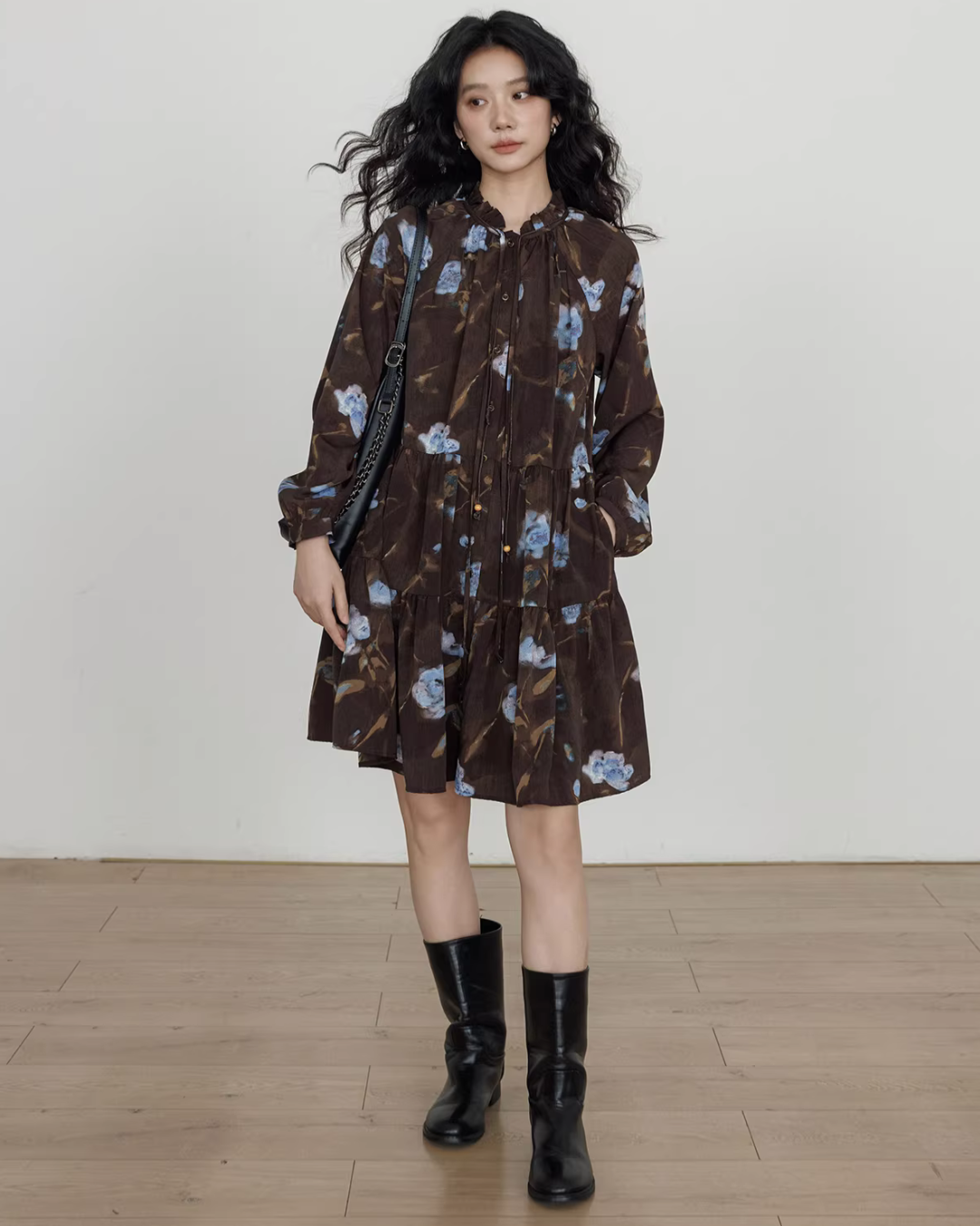 Retro Flower Print Dress Retro Flower Print Dress