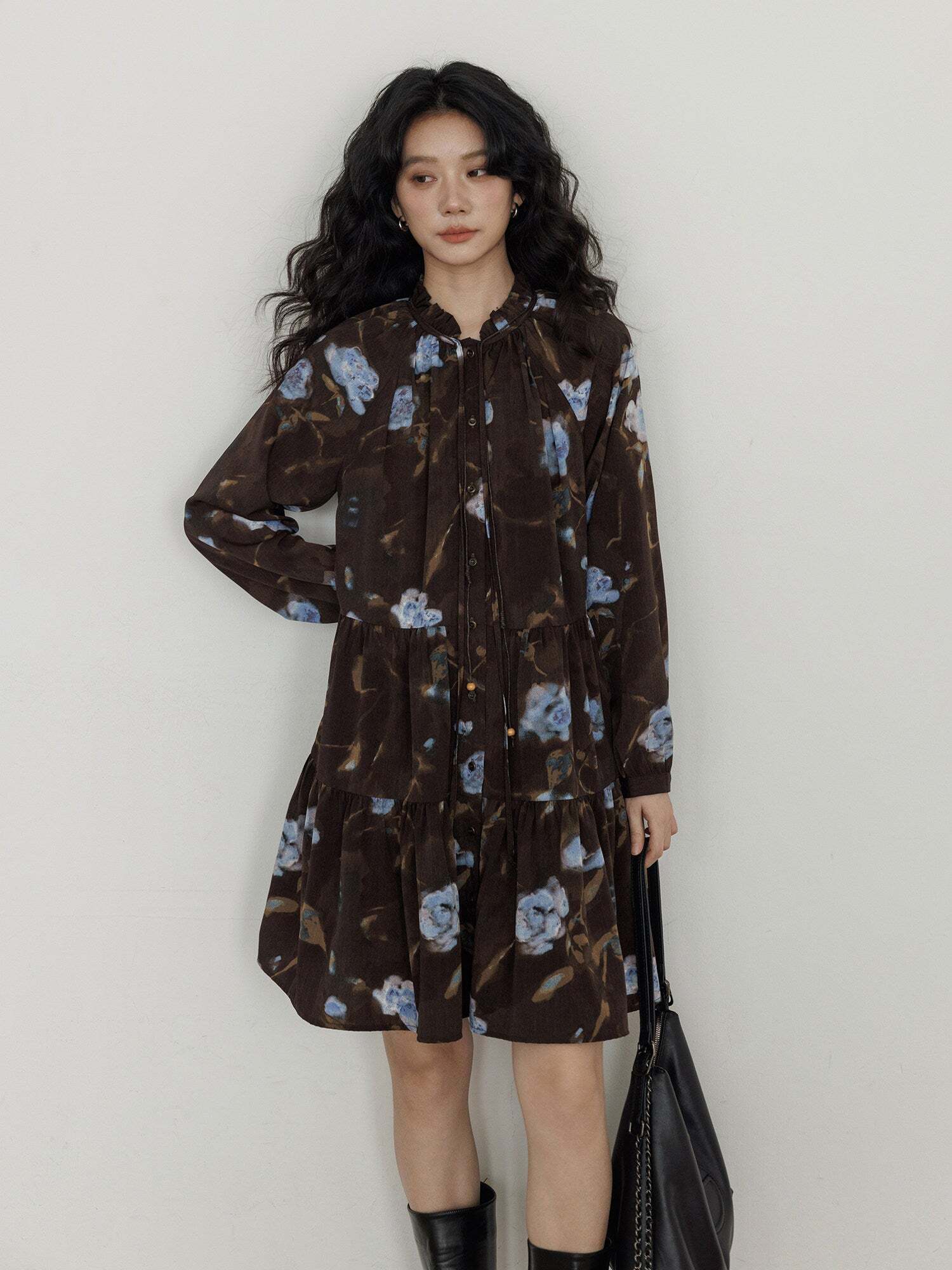 Retro Flower Print Dress Retro Flower Print Dress