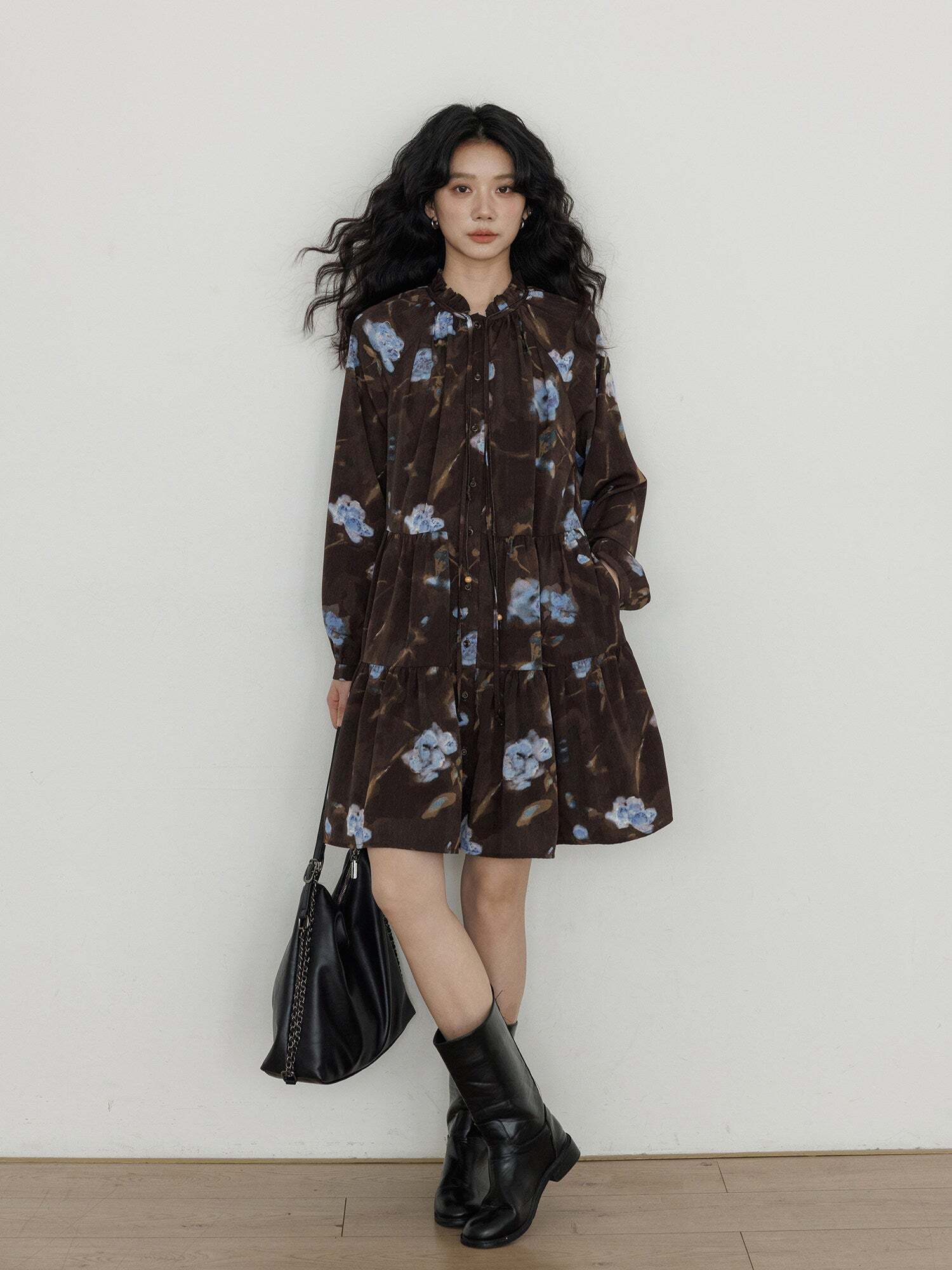 Retro Flower Print Dress Retro Flower Print Dress