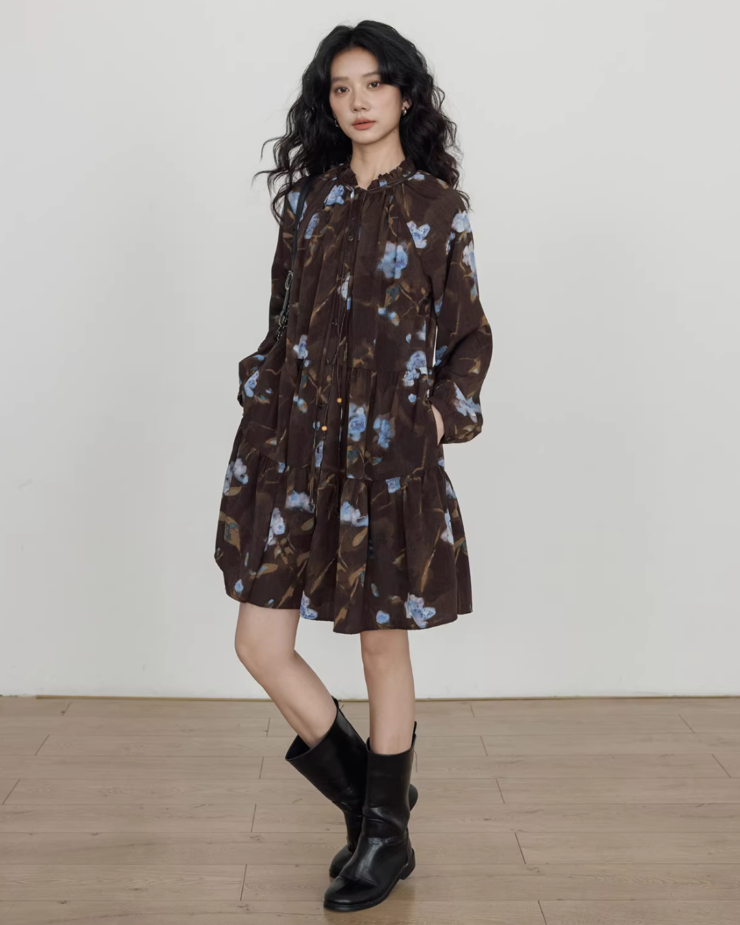 Retro Flower Print Dress Retro Flower Print Dress