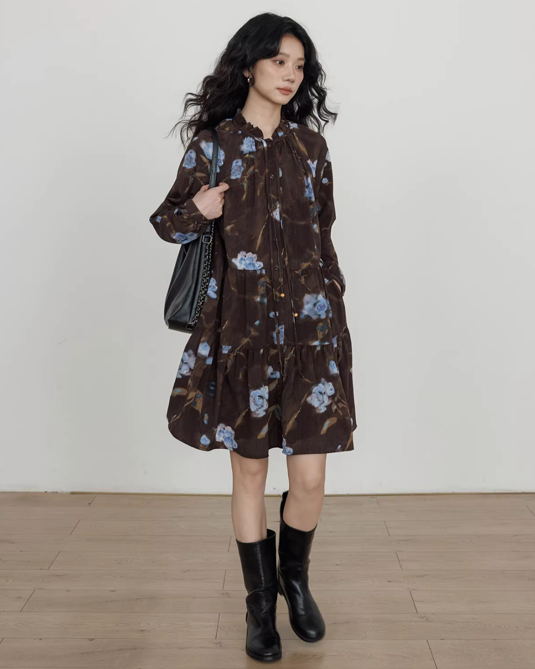 Retro Flower Print Dress Retro Flower Print Dress