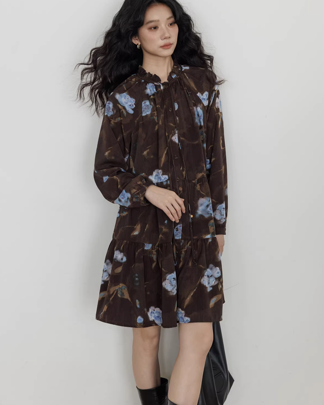 Retro Flower Print Dress Retro Flower Print Dress