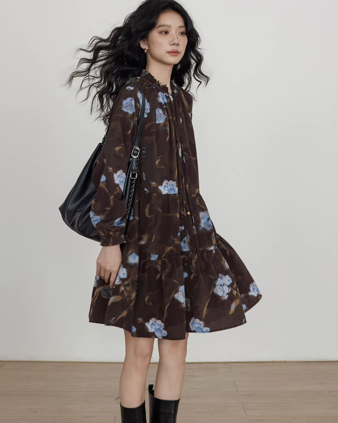 Retro Flower Print Dress Retro Flower Print Dress