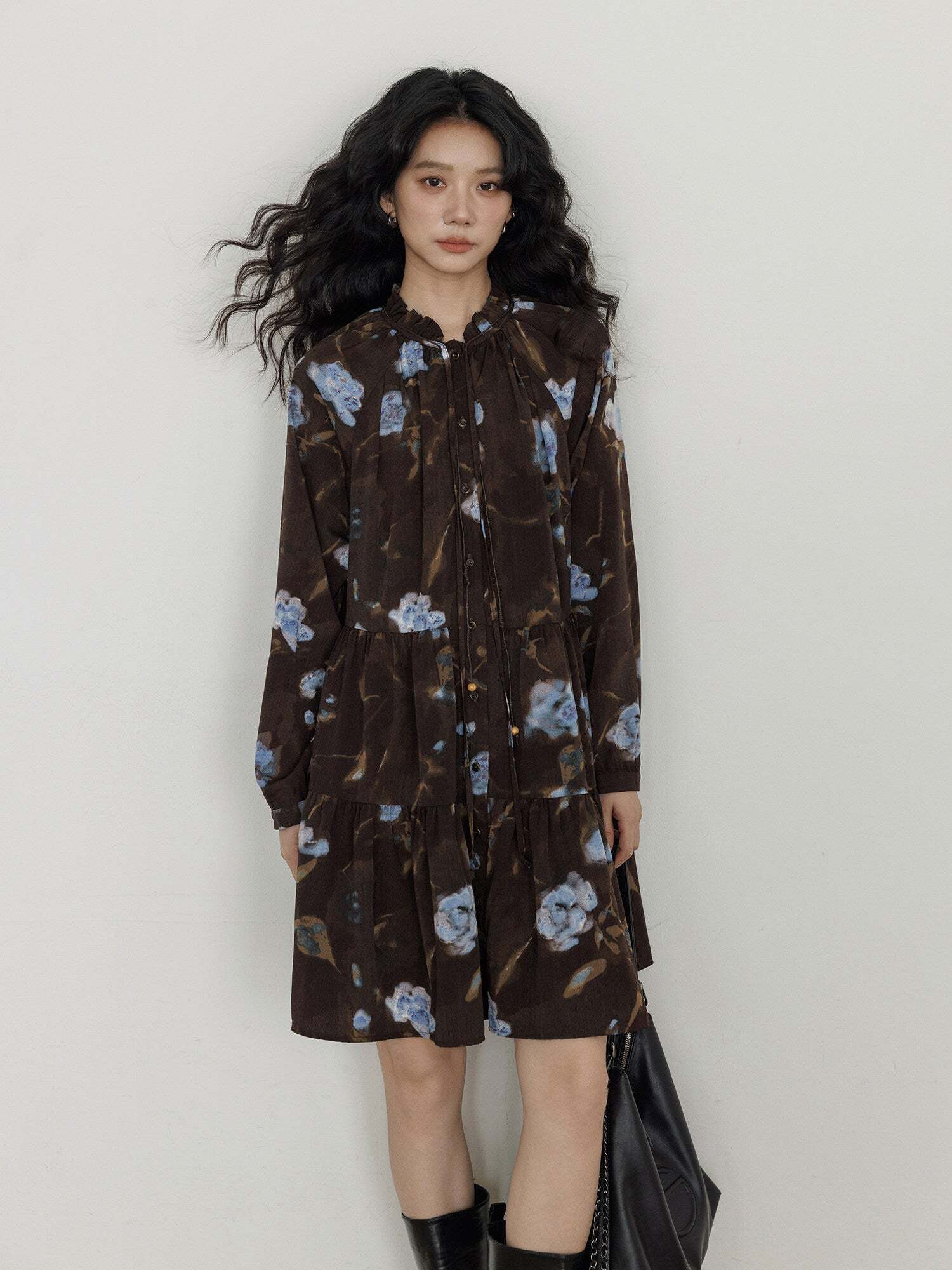 Retro Flower Print Dress Retro Flower Print Dress