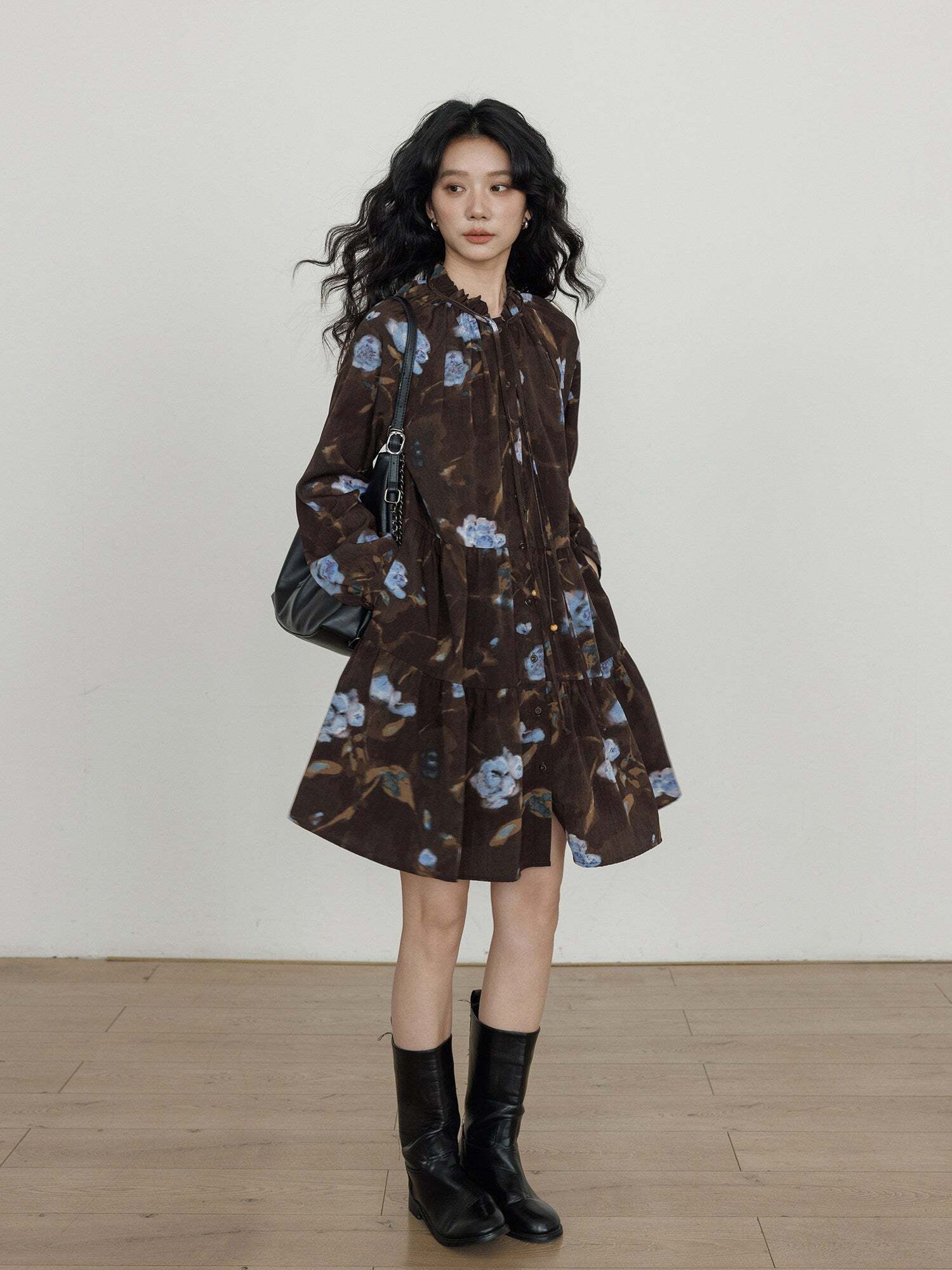 Retro Flower Print Dress Retro Flower Print Dress