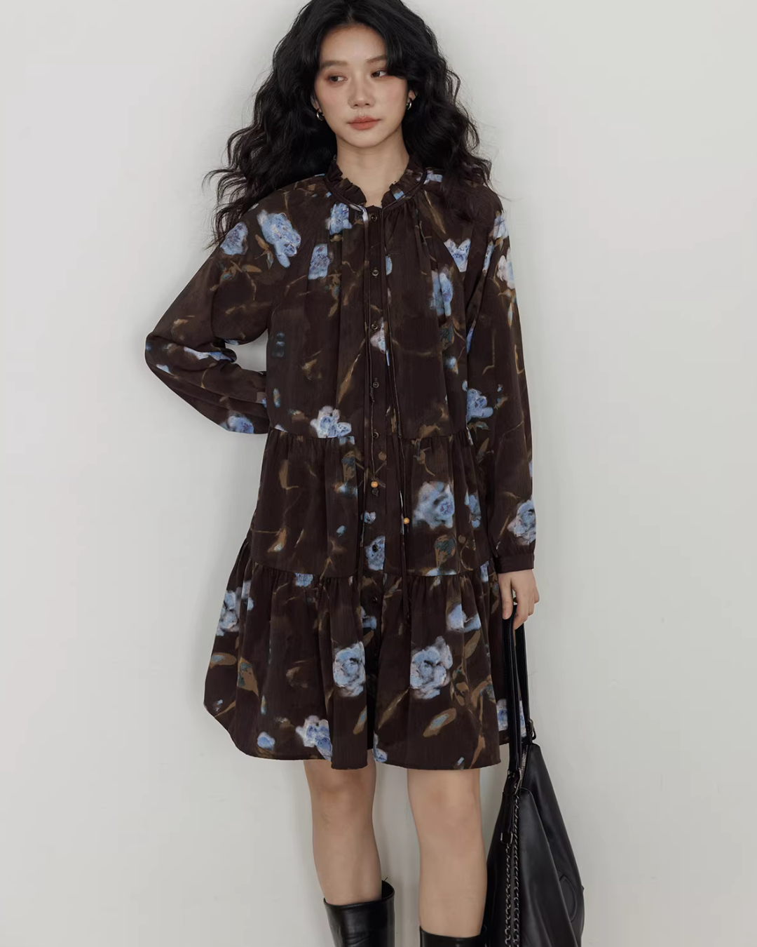 Retro Flower Print Dress Retro Flower Print Dress