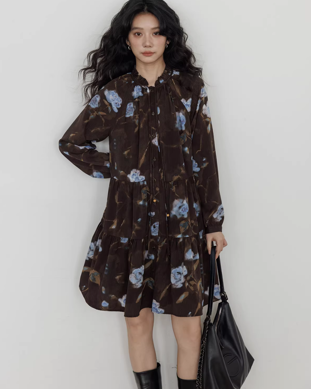 Retro Flower Print Dress Retro Flower Print Dress