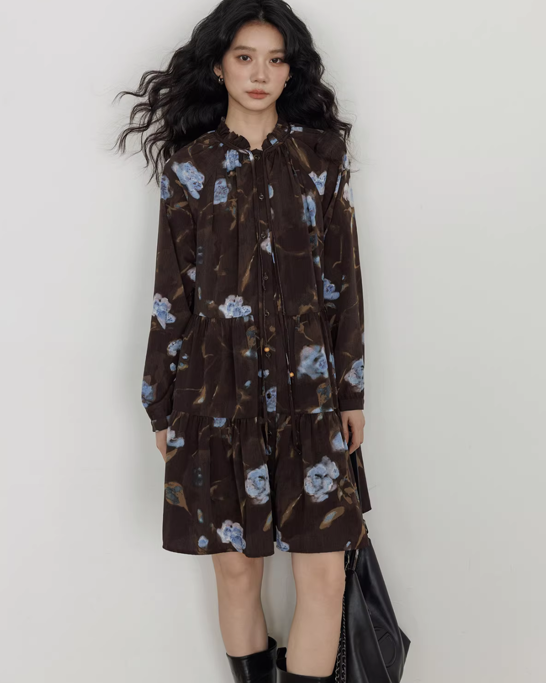 Retro Flower Print Dress Retro Flower Print Dress