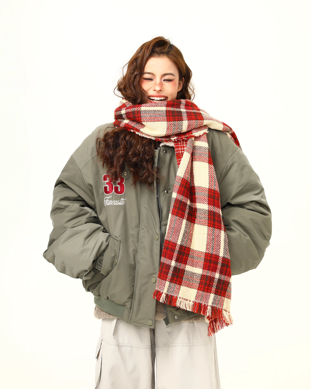 Retro Lambswool Collar Cotton Jacket Retro Lambswool Collar Cotton Jacket