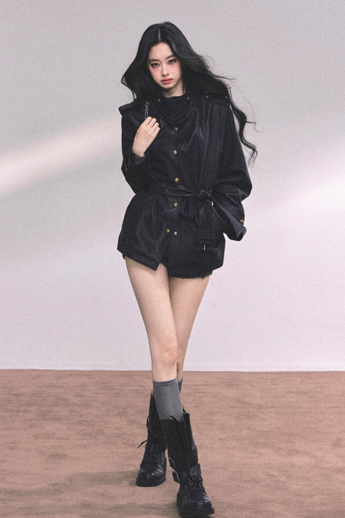 Retro Oversized Leather Jacket