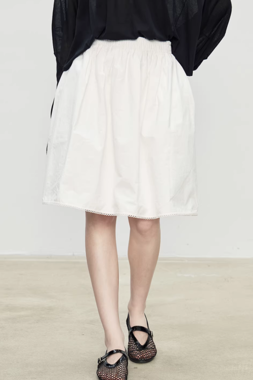 Retro Puffy Half Skirt