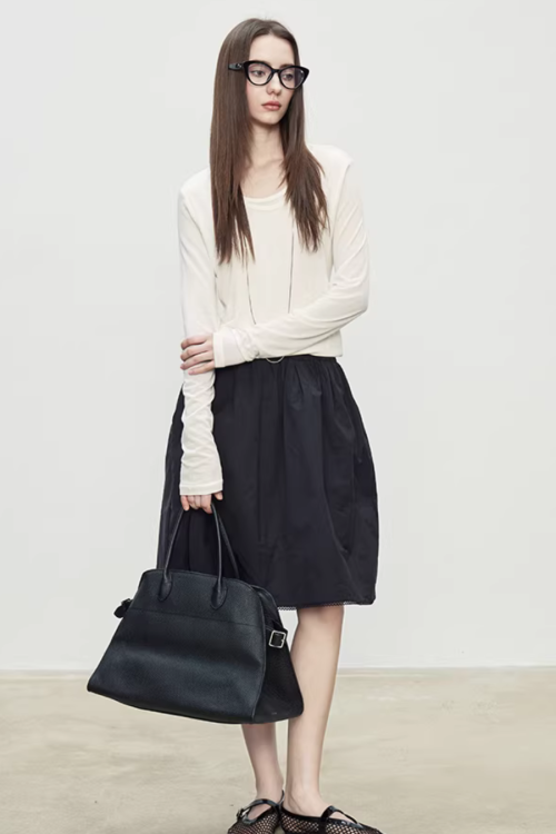 Retro Puffy Half Skirt