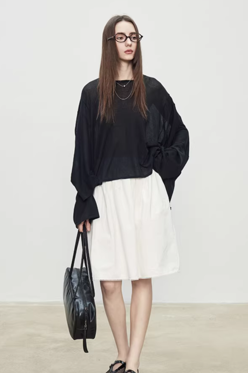 Retro Puffy Half Skirt