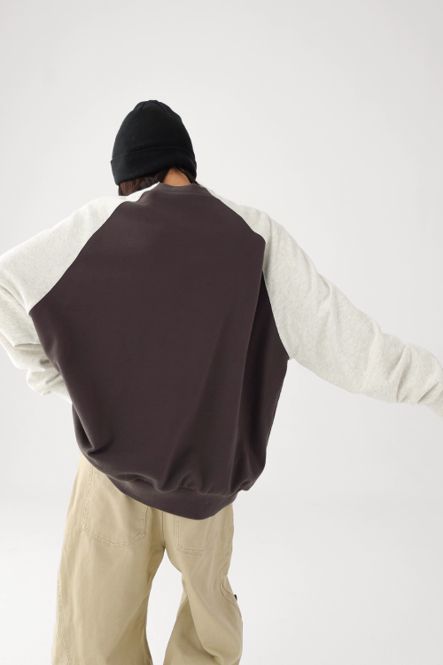 Retro Raglan Oversize Tops