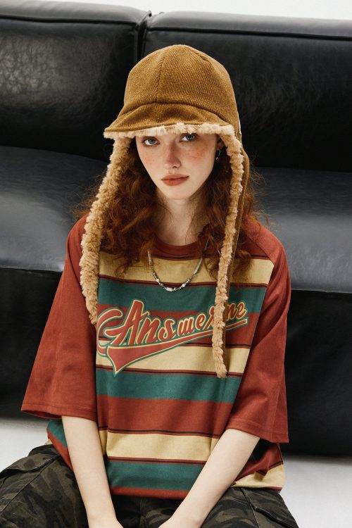 Retro Stripe Short Sleeve T-Shirt