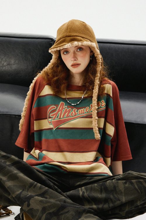 Retro Stripe Short Sleeve T-Shirt