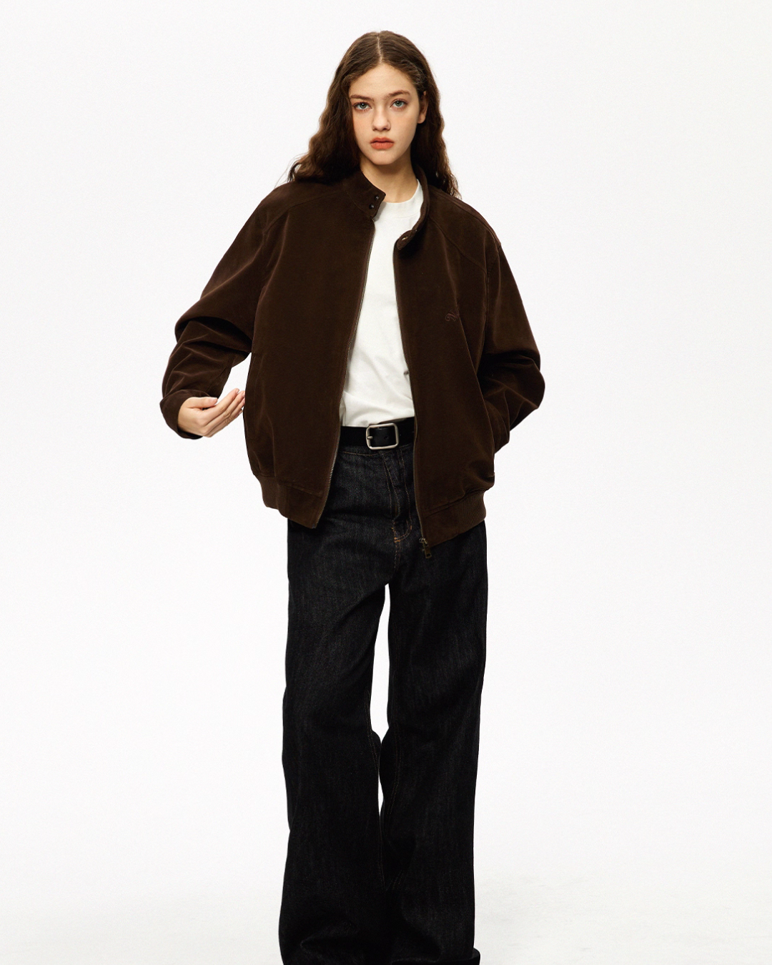 Retro Suede Simple Jacket Retro Suede Simple Jacket