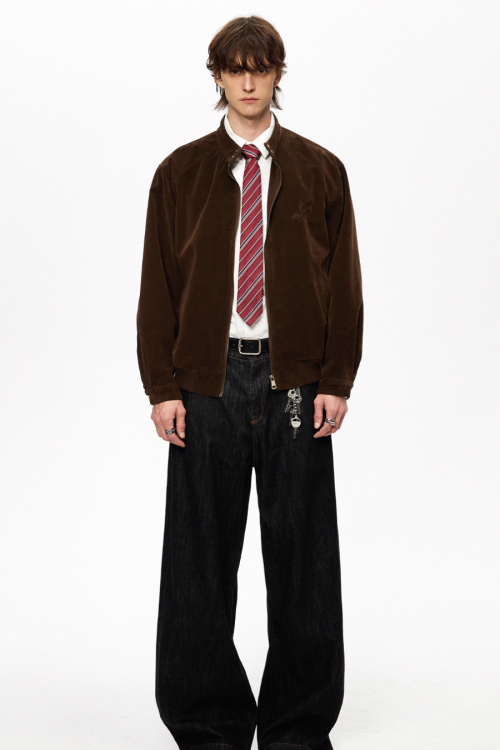 Retro Suede Simple Jacket