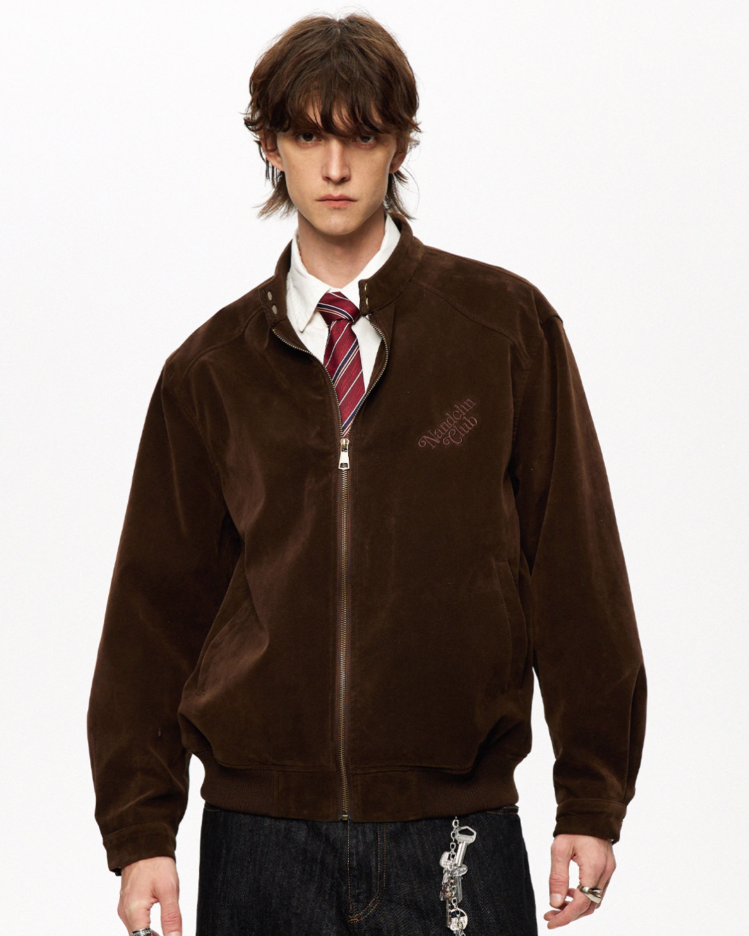 Retro Suede Simple Jacket Retro Suede Simple Jacket