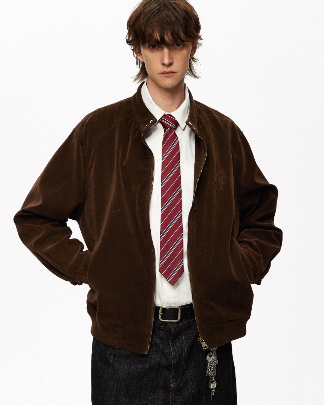 Retro Suede Simple Jacket Retro Suede Simple Jacket