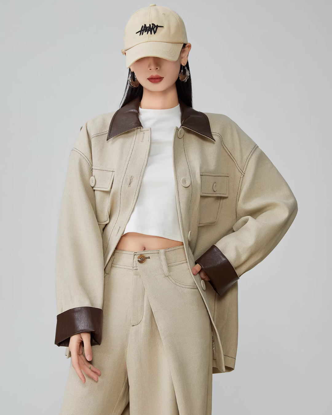 Retro Work Jacket / Wide Pants Retro Work Jacket / Wide Pants