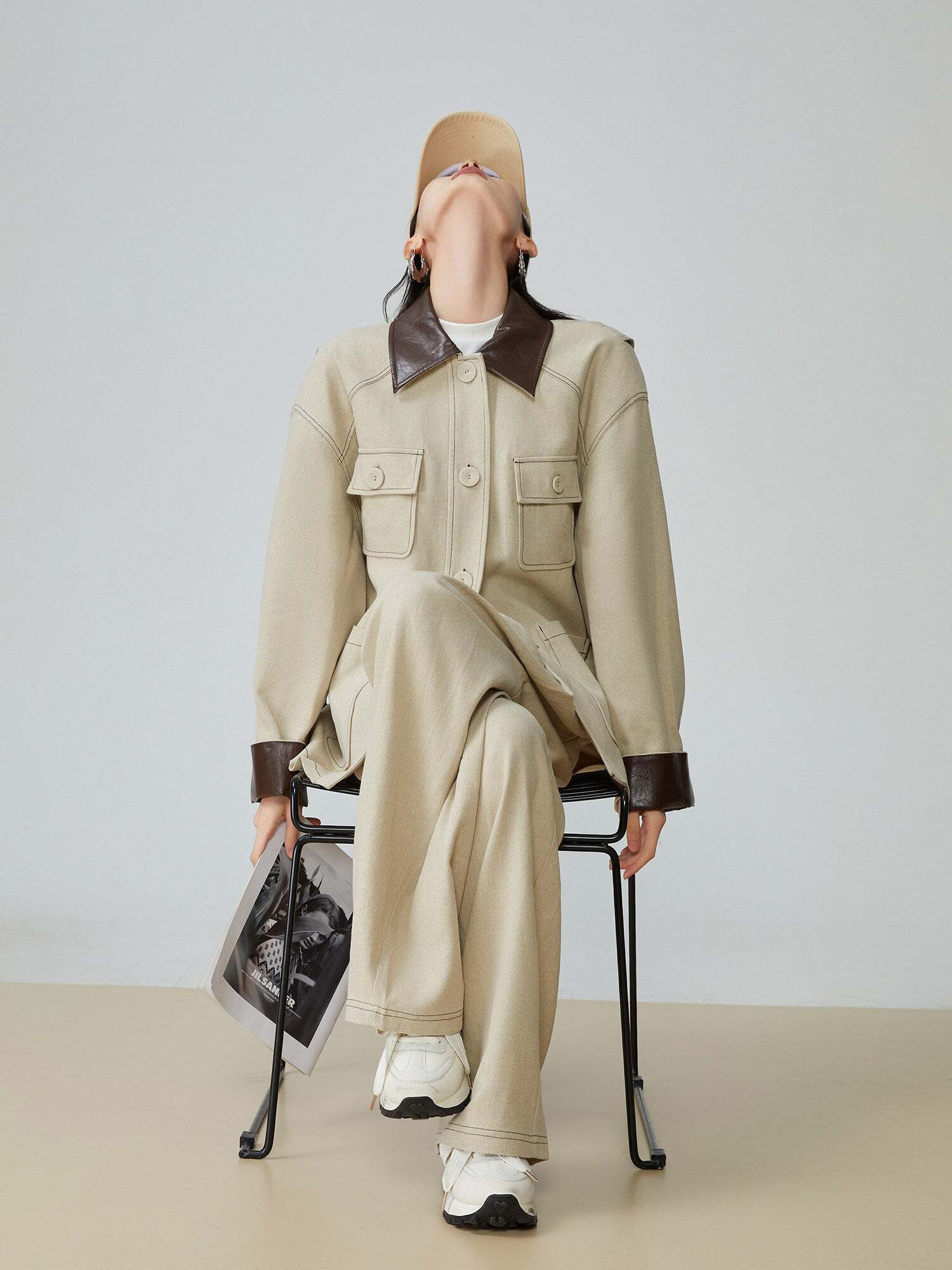 Retro Work Jacket / Wide Pants Retro Work Jacket / Wide Pants