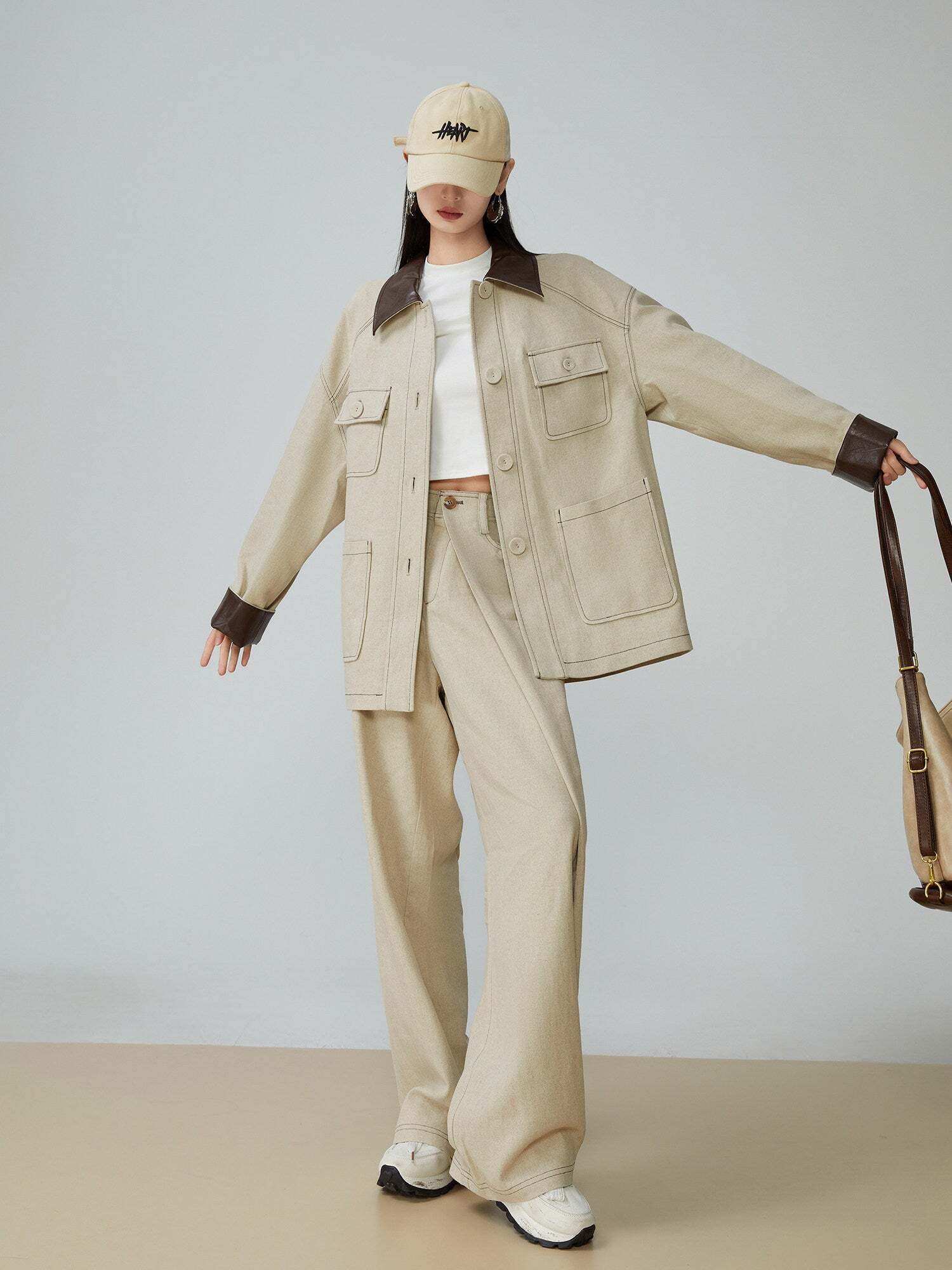 Retro Work Jacket / Wide Pants Retro Work Jacket / Wide Pants