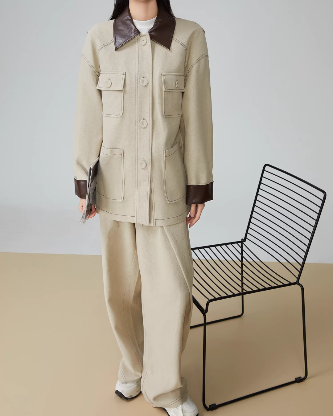 Retro Work Jacket / Wide Pants Retro Work Jacket / Wide Pants