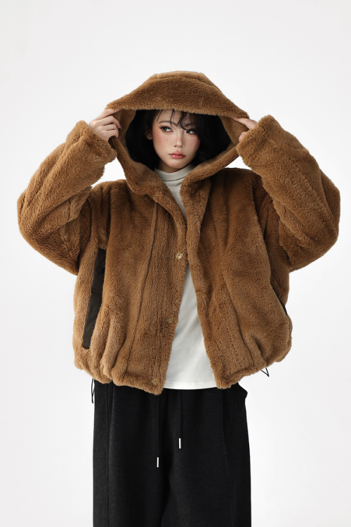 Reversible Faux Fur Blouson