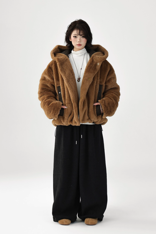Reversible Faux Fur Blouson